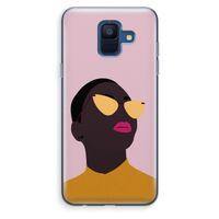 Yellow glasses: Samsung Galaxy A6 (2018) Transparant Hoesje