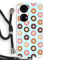 Donuts: Huawei P50 Transparant Hoesje met koord