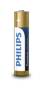 Philips Premium Alkaline LR03M4B/10 huishoudelijke batterij Wegwerpbatterij AAA