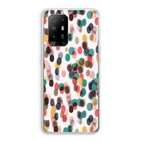 Tropical Dots: Oppo A95 5G Transparant Hoesje
