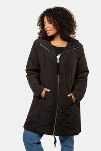 Ulla Popken Jas, gewatteerd, capuchon, gedeelde ritssluiting - Grote Maten Ulla Popken Jas, gewatteerd, capuchon, gedeelde ritssluiting - Grote Maten