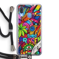 Represent: Samsung Galaxy A40 Transparant Hoesje met koord