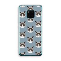 It's a Purrr Case: Huawei Mate 20 Pro Transparant Hoesje