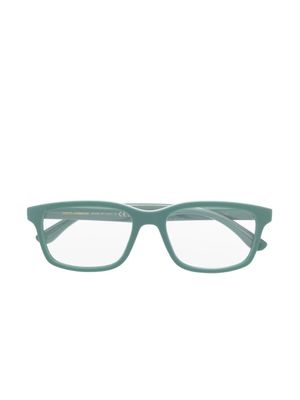 Dolce & Gabbana Kids lunettes de vue à monture rectangulaire - Vert