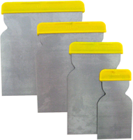 Werkzeyt set japanse spatels staal 4dlg - b27384