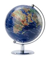 Globe troika 20cm blauw-groen