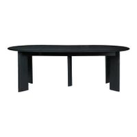 ferm LIVING Bevel Uitschuifbare Eettafel 117/167/217 x 117 cm - Zwart Beukenhout - thumbnail