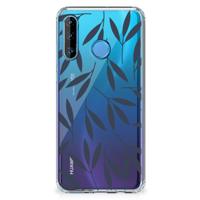 Huawei P30 Lite Case Leaves Blue Huawei P30 Lite Case Leaves Blue