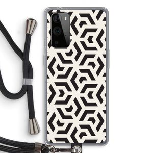 Crazy pattern: OnePlus 9 Pro Transparant Hoesje met koord