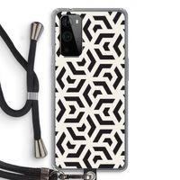 Crazy pattern: OnePlus 9 Pro Transparant Hoesje met koord