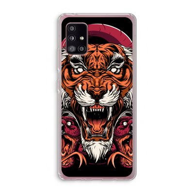 Tiger and Rattlesnakes: Samsung Galaxy A51 5G Transparant Hoesje