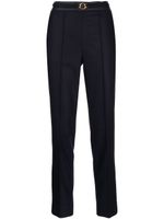 Moncler pantalon de tailleur en laine vierge - Bleu