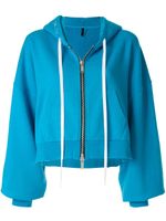UNRAVEL PROJECT veste bomber à capuche - Bleu UNRAVEL PROJECT veste bomber à capuche - Bleu