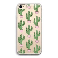 Cactus Lover: iPhone 7 Transparant Hoesje
