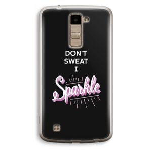 Sparkle quote: LG K10 (2016) Transparant Hoesje