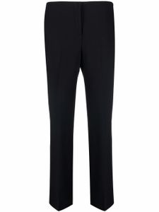 Versace pantalon court à plis marqués - Noir