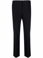 Versace pantalon court à plis marqués - Noir