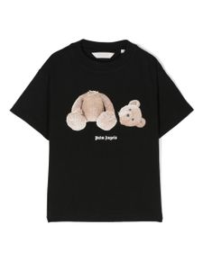 Palm Angels Kids t-shirt Broken Bear en coton - Noir