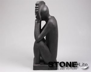 Boeddha l21b20,5h55 cm Stone-Lite - stonE'lite