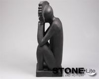 Boeddha l21b20,5h55 cm Stone-Lite - stonE'lite - thumbnail