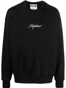Moschino sweat à logo imprimé - Noir