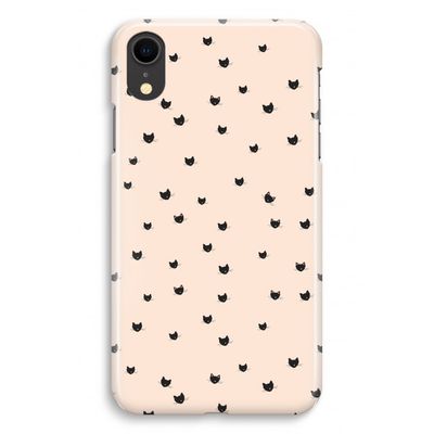 Kleine kattenkopjes: iPhone XR Volledig Geprint Hoesje