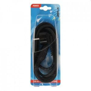 Scanpart apparaatsnoer hittebestendig 3x1.00mm 2,0m zwart
