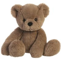 Pluche knuffeldier  teddybeer - bruin - 28 cm - bosdieren thema   -