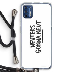 Neuters: Motorola Moto G9 Plus Transparant Hoesje met koord
