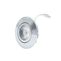 LED Downlight 6W IP44 36º 2.700K Chroom