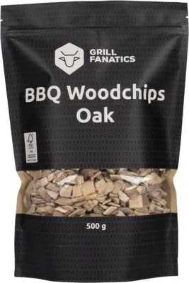 Grill Fanatics barbecue rooksnippers eiken 500 gram