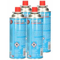 All ride Butaan gas - 4x - voor kooktoestel - 227 gram - gasbus navulling