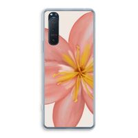 Pink Ellila Flower: Sony Xperia 5 II Transparant Hoesje Pink Ellila Flower: Sony Xperia 5 II Transparant Hoesje