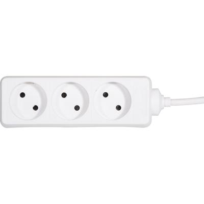 Scanpart Tafelcontactdoos 3-voudig z.ra en 3,0m snoer