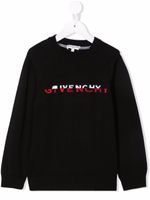 Givenchy Kids sweat à logo imprimé - Noir