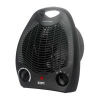 Draagbare elektrische mini-kachel EDM 07220 Zwart 1000 - 2000 W