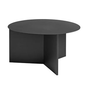 HAY Slit Table Round XL Bijzettafel -  Ø 65 cm - Zwart