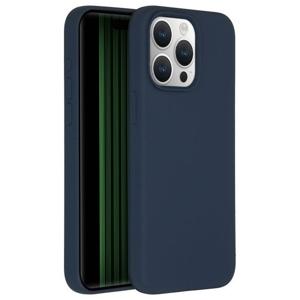 Accezz Liquid Silicone Backcover met MagSafe iPhone 15 Pro Max Telefoonhoesje Blauw