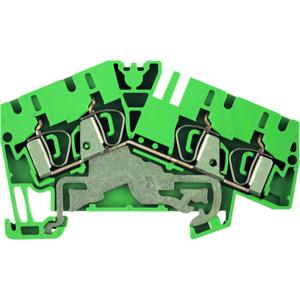 Weidmüller 1807090000-100 Aardingsklem Spanveer Groen-geel 100 stuk(s)