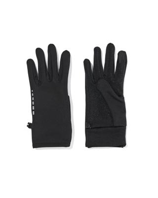 HEMA Dames en heren handschoenen softshell zwart (zwart)