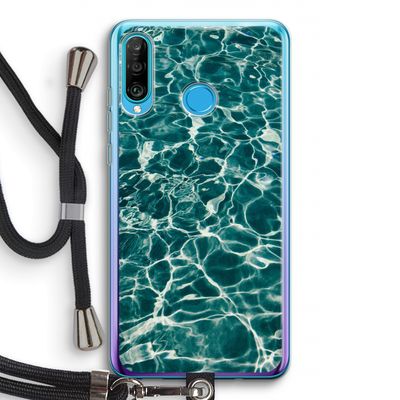 Weerkaatsing water: Huawei P30 Lite Transparant Hoesje met koord
