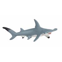Plastic hamer haai speeldiertje 17 cm   - - thumbnail