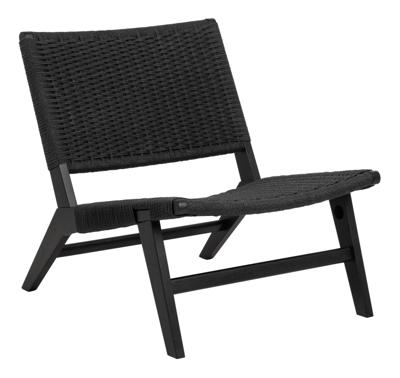 Bendt Fauteuil 'Rodrigues' Eiken, kleur Zwart