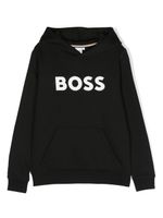 BOSS Kidswear hoodie en coton à logo imprimé - Noir - thumbnail