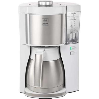 Melitta Coffee Machine - Look v Therm Perfection 1025-15 Wit/geborsteld staal