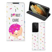 Samsung Galaxy S21 Ultra | Flip Style Cover | Donut Roze
