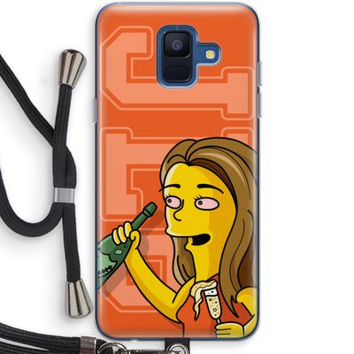 Jamie Lee Simpson: Samsung Galaxy A6 (2018) Transparant Hoesje met koord