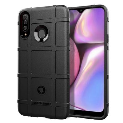 Volledige dekking schokbestendig TPU Case voor Galaxy A20s (zwart)