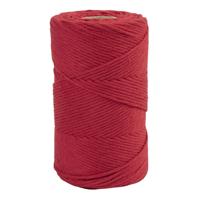 Creativ Company Macrame koord - rood, 198m