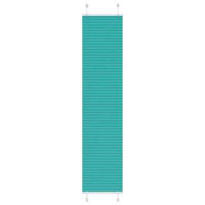 Pliss rolgordijn 40x200 cm stofbreedte 39,4 cm petrol groen